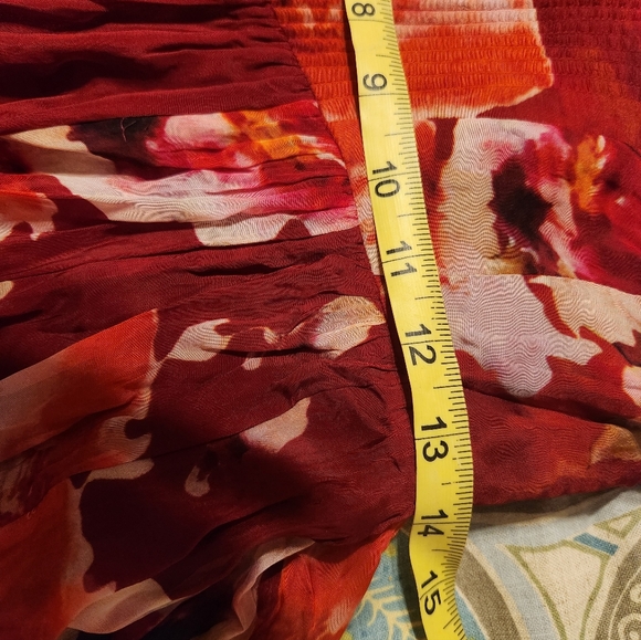 NWT HEMANT & NANDITA Vibrant Red Dress - Picture 14 of 16